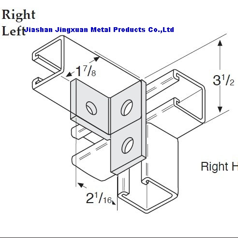 3 Hole Hole offset bent angle