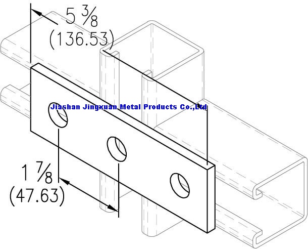 3 hole splice plate