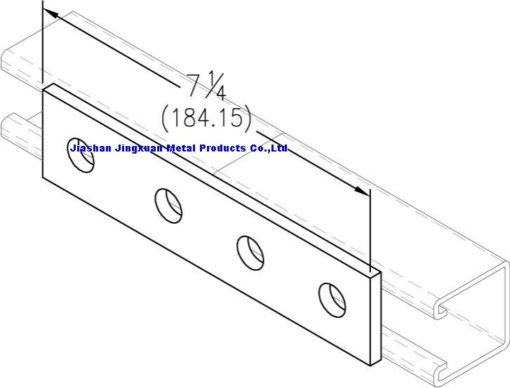 4 hole splice plate